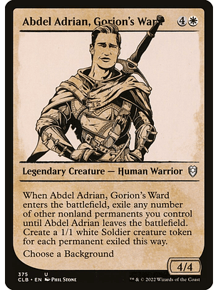 Abdel Adrian, Gorion's Ward (Showcase) | Español | NM | CLB