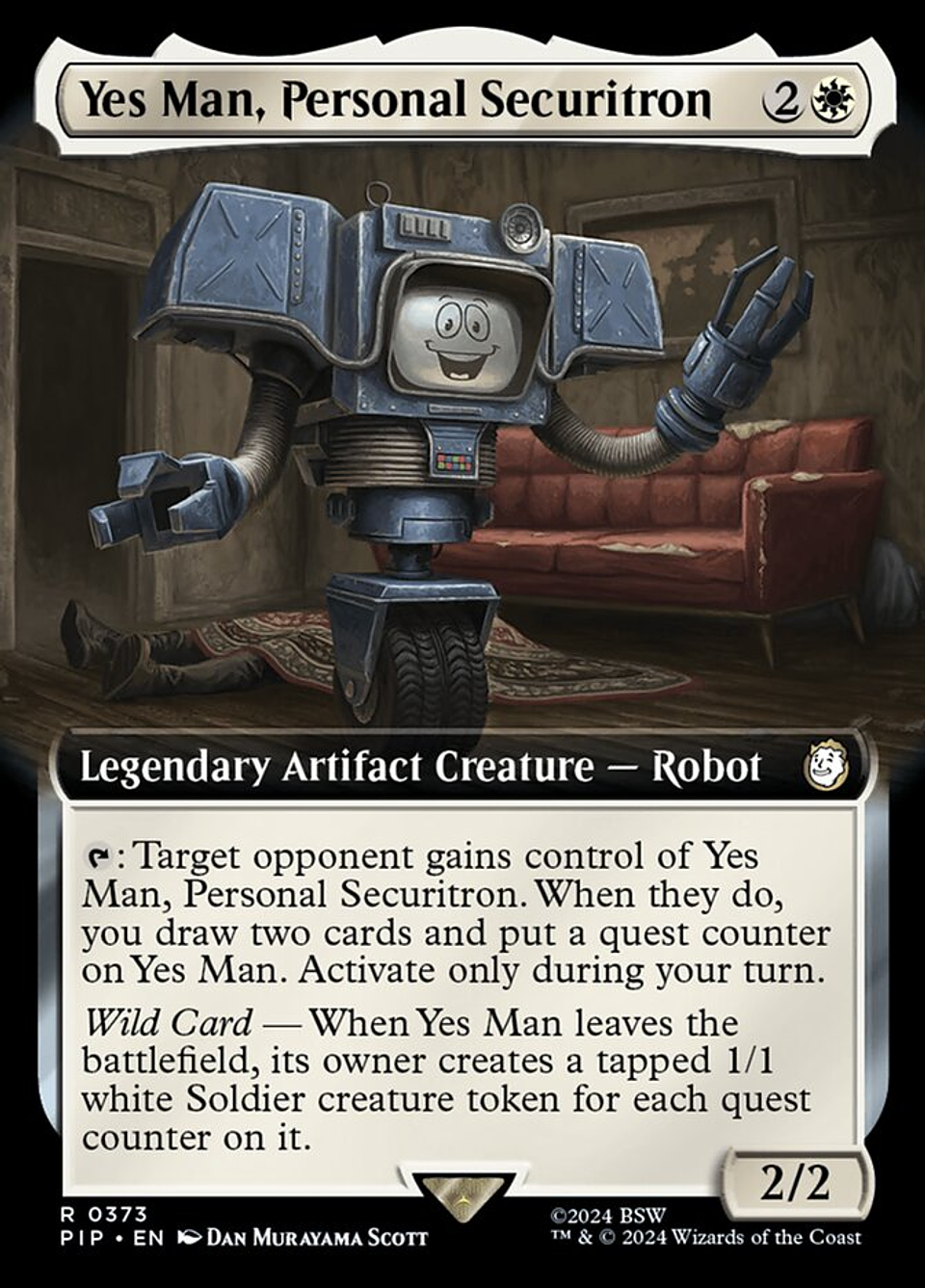 Yes Man, Personal Securitron (Extended Art) | Inglés | NM | PIP 1