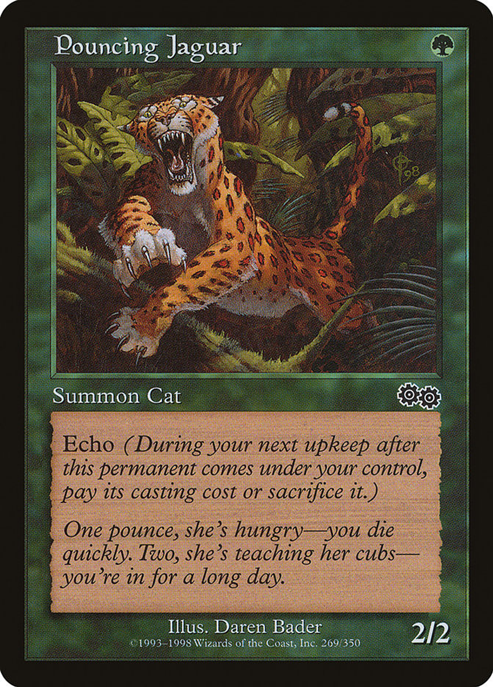 Pouncing Jaguar (Retro Frame) | Español | EX | USG 1