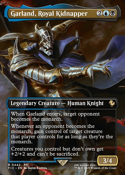 Garland, Royal Kidnapper (Borderless) | Inglés | NM | FIC