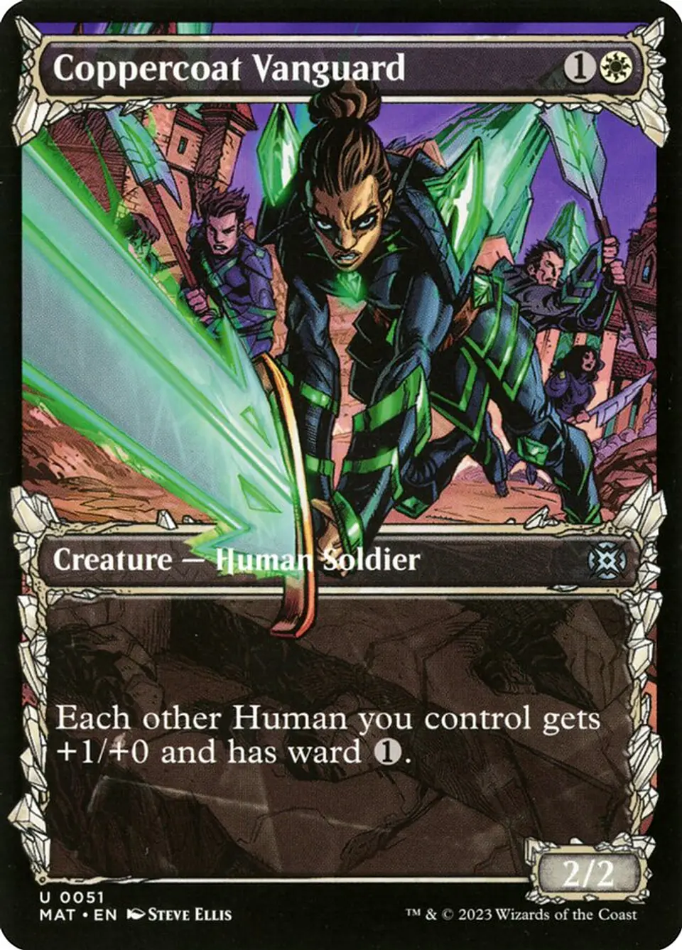 Coppercoat Vanguard (Showcase) | Inglés | NM | MAT 1