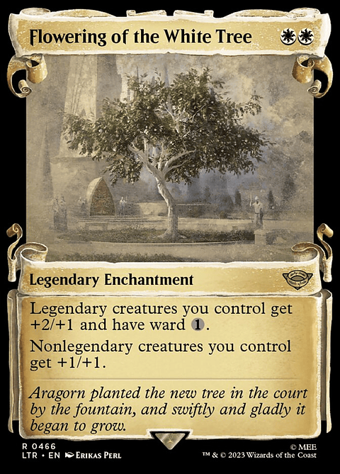 Flowering of the White Tree (Showcase) | Inglés | NM | LTR