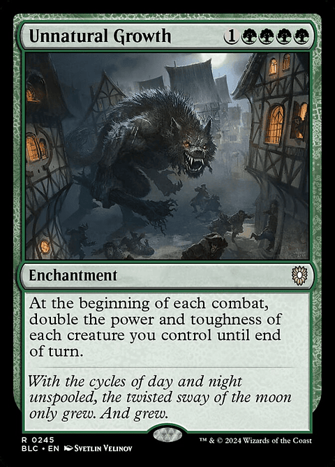 Unnatural Growth | Inglés | NM | BLC