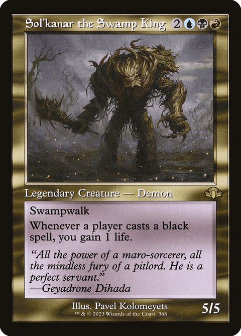 Sol'kanar the Swamp King (Retro Frame) | Inglés | NM | DMR