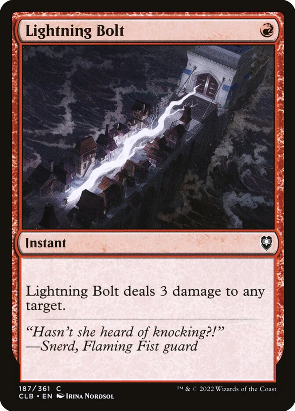 Lightning Bolt | Español | NM | CLB 1