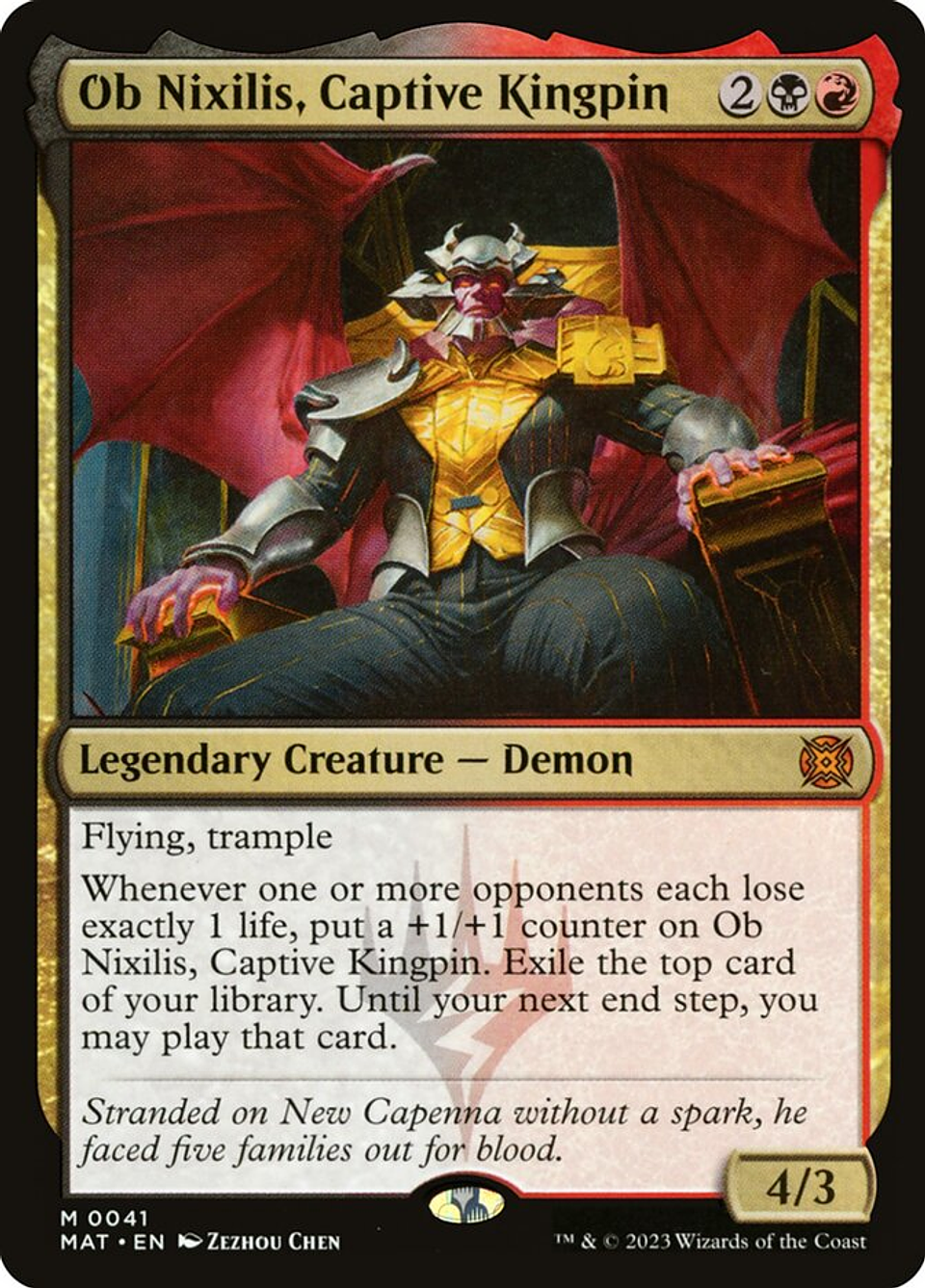 Ob Nixilis, Captive Kingpin | Inglés | NM | MAT 1