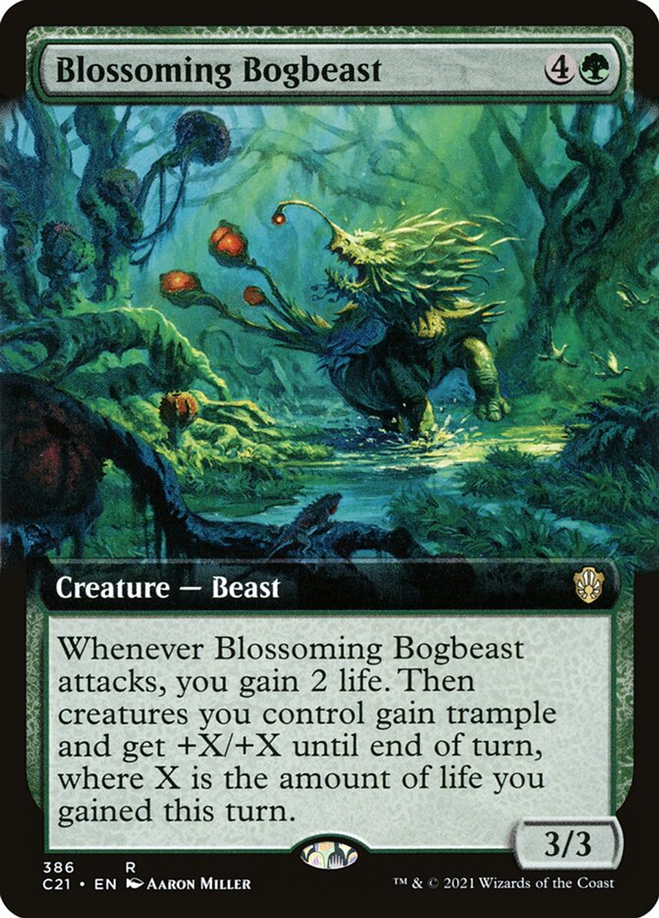Blossoming Bogbeast (Extended Art) | Inglés | NM | C21 1