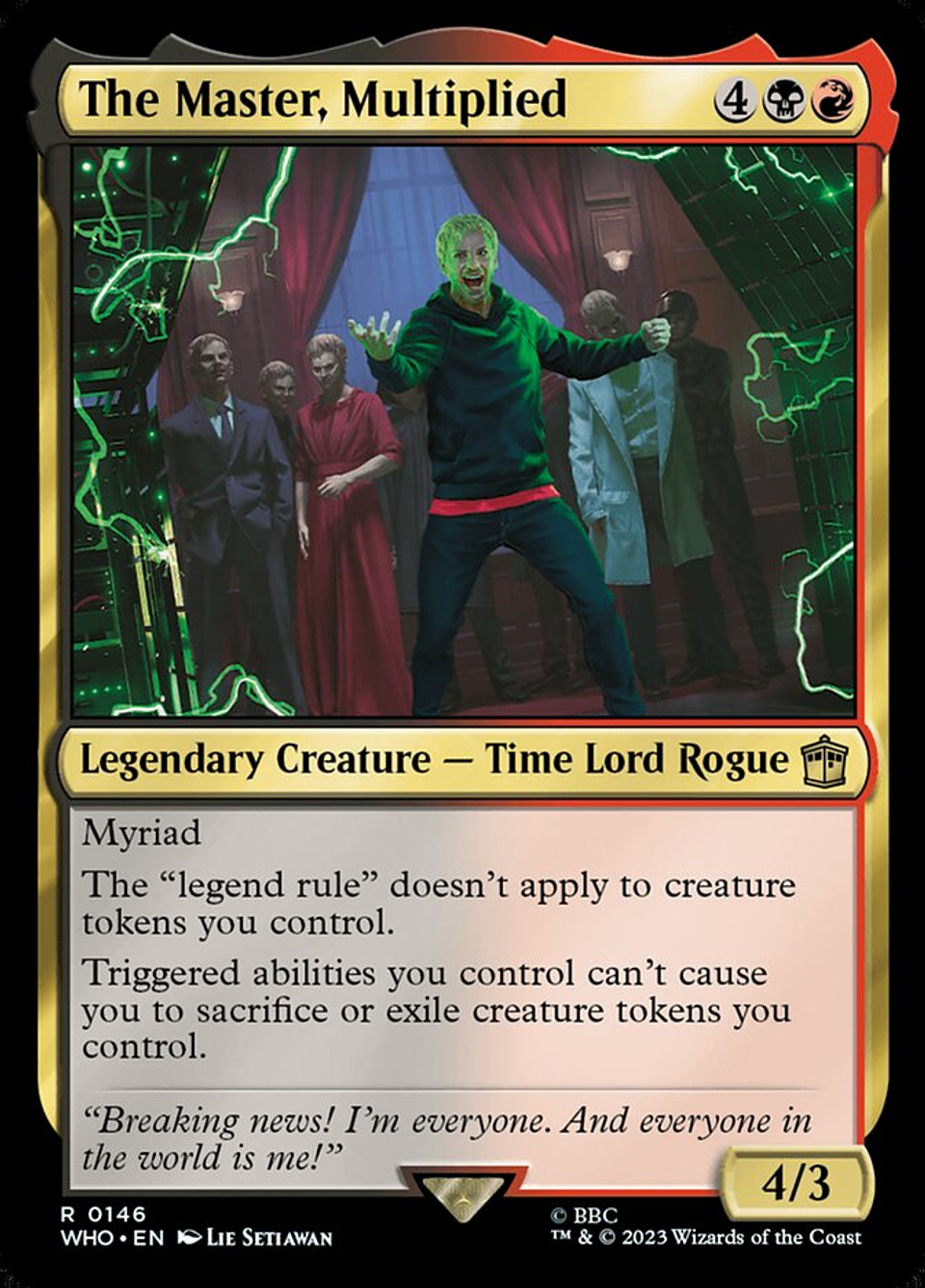 The Master, Multiplied (foil) | Inglés | NM | WHO 1