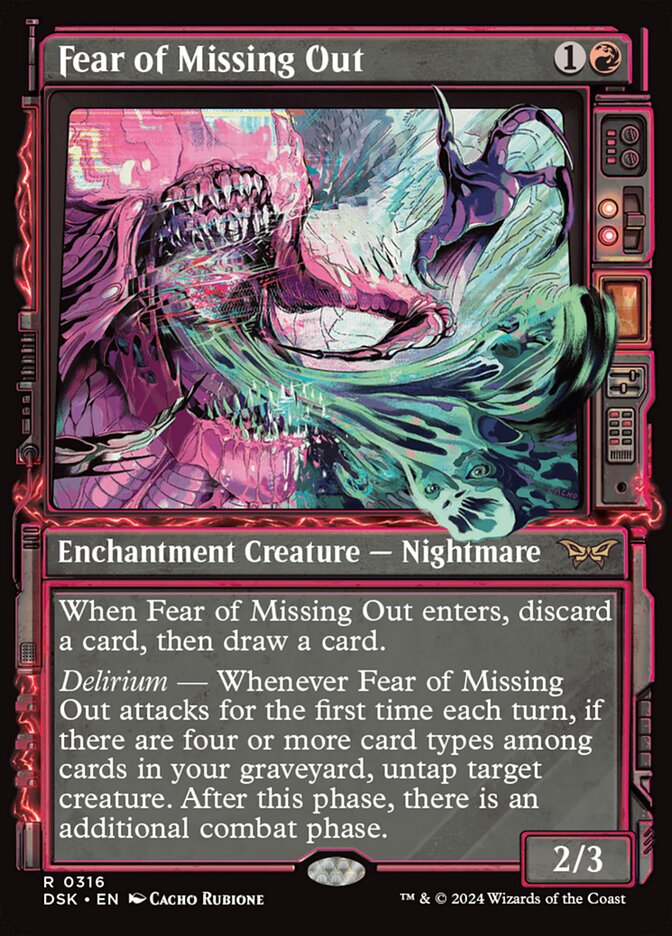 Fear of Missing Out (Showcase) | Inglés | NM | DSK