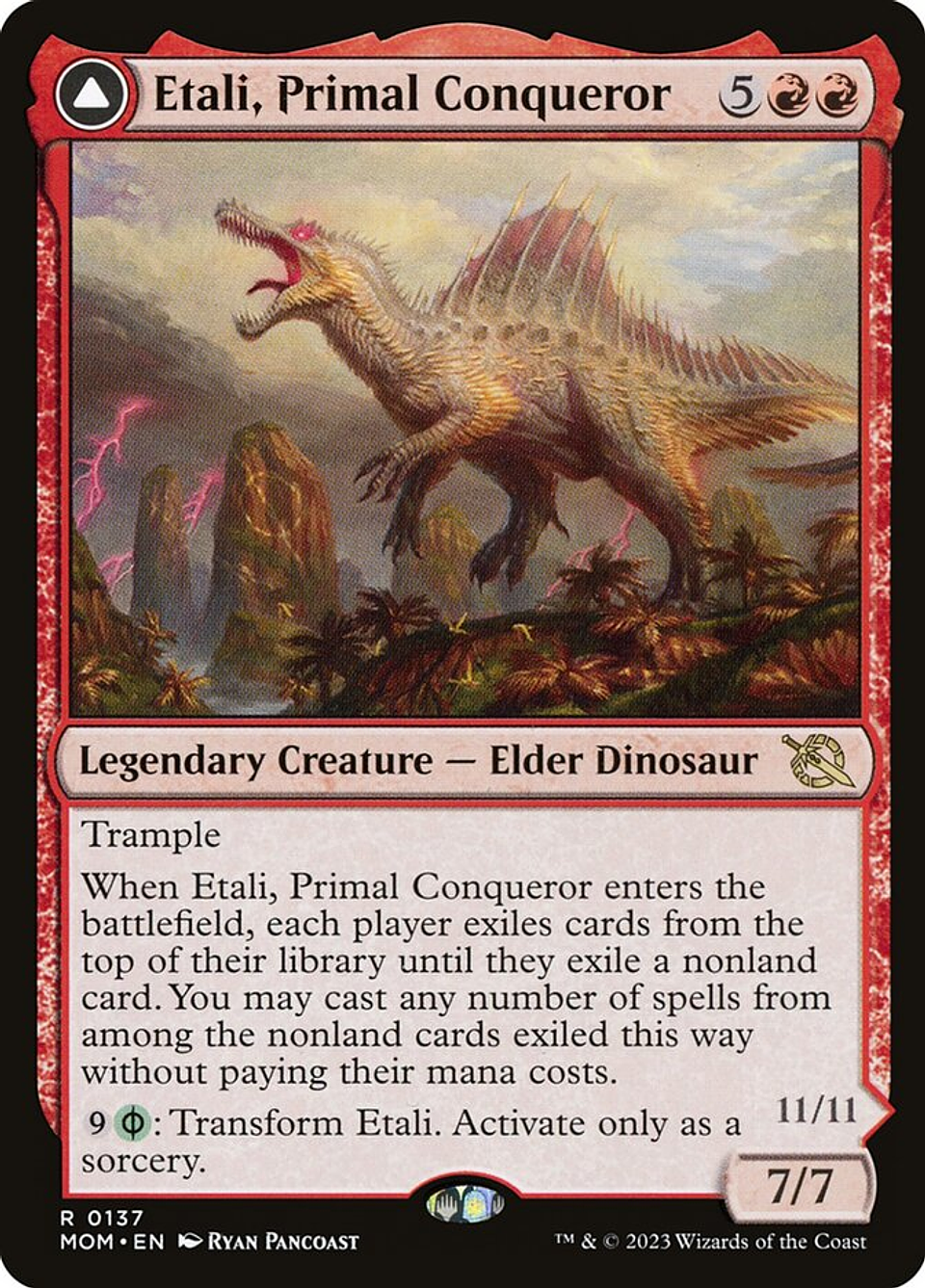 Etali, Primal Conqueror // Etali, Primal Sickness | Inglés | NM | MOM 1