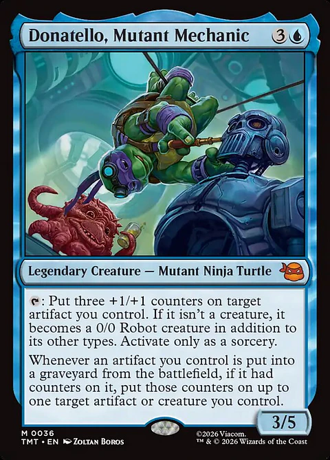 Donatello, Mutant Mechanic | Inglés | NM | TMT