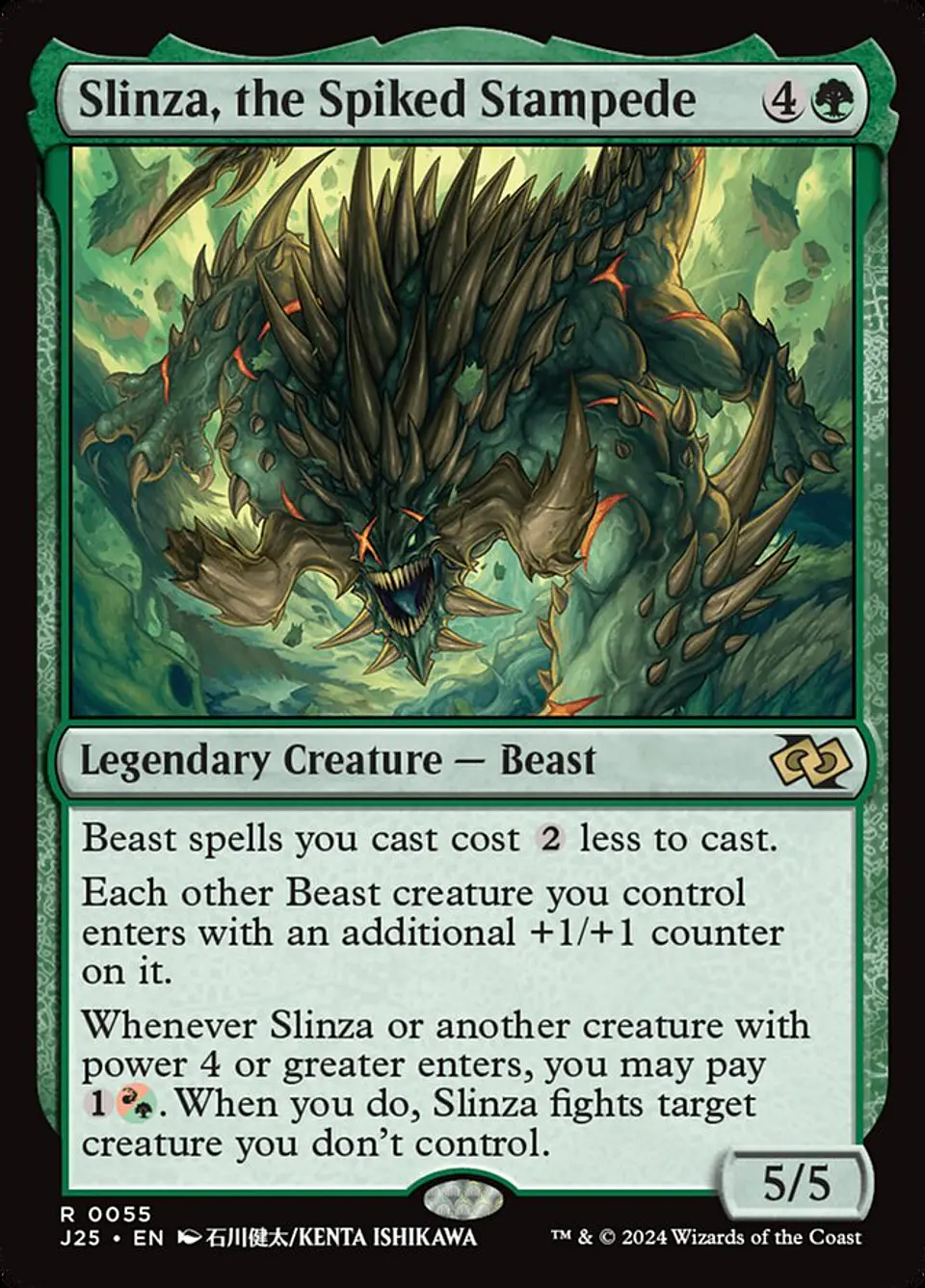 Slinza, the Spiked Stampede | Inglés | NM | J25 1