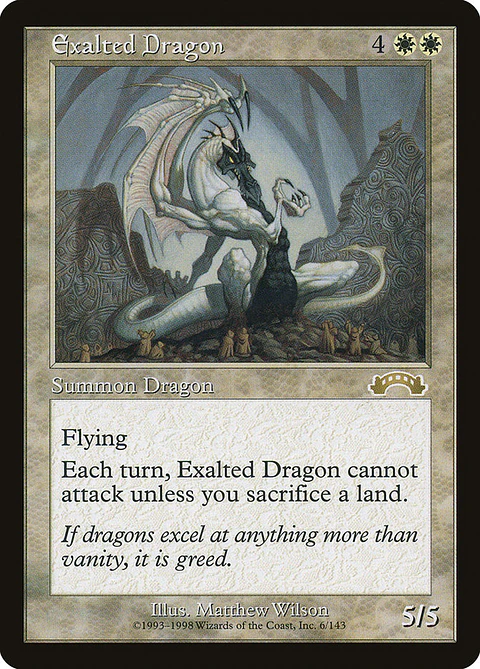 Exalted Dragon (Retro Frame) | Inglés | NM | EXO