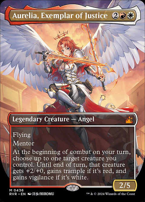 Aurelia, Exemplar of Justice (Borderless) | Inglés | NM | RVR