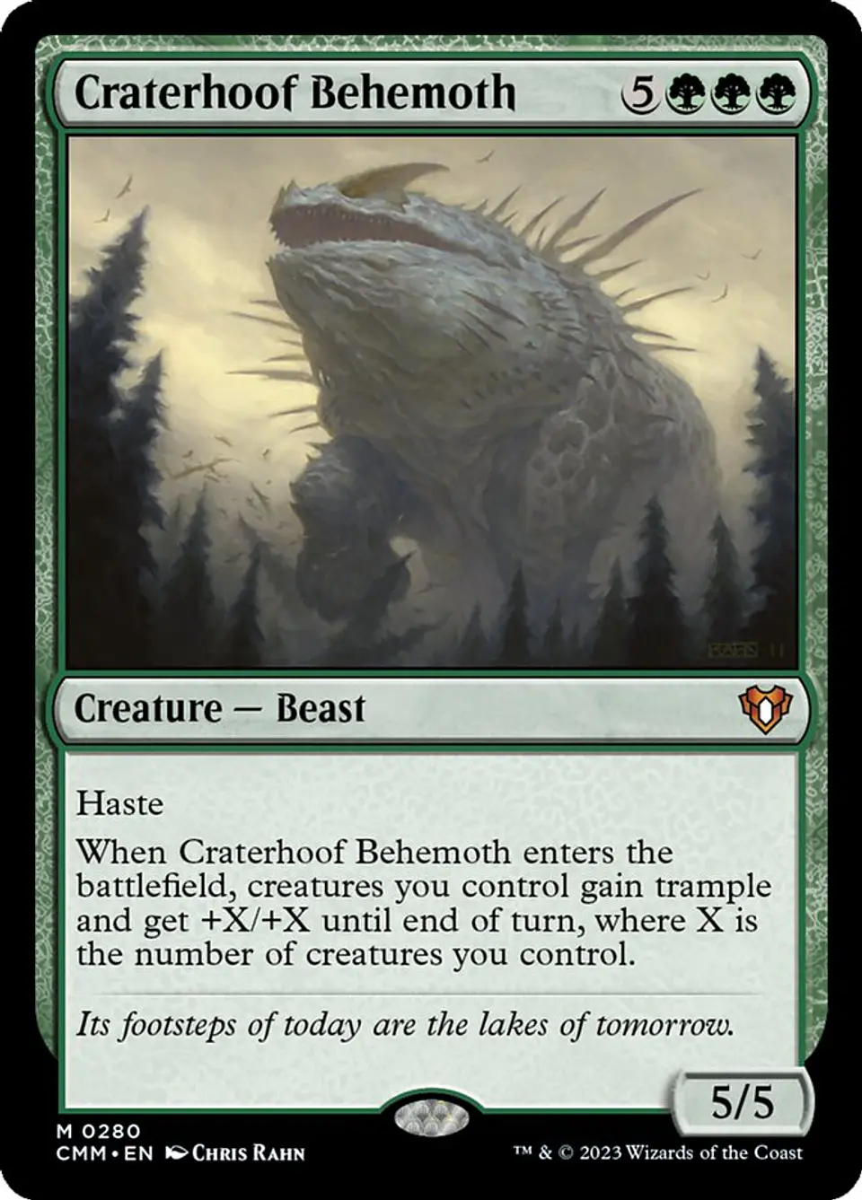 Craterhoof Behemoth | Inglés | NM | CMM 1