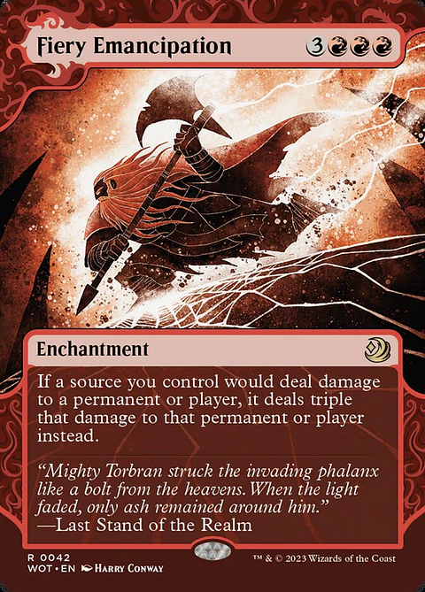 Fiery Emancipation (Showcase) | Inglés | NM | WOT