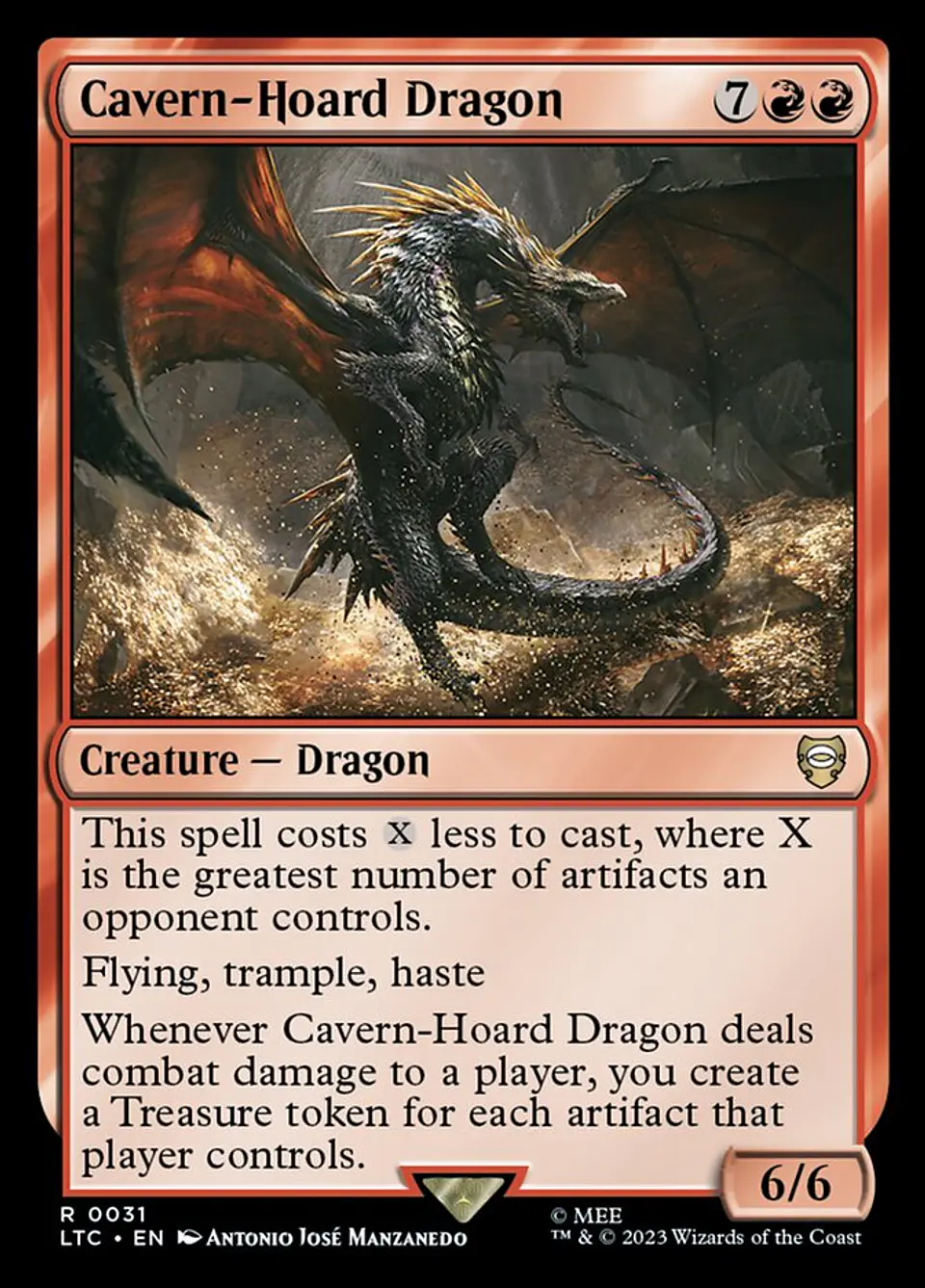 Cavern-Hoard Dragon | Inglés | NM | LTC 1