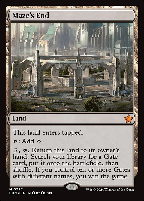 Maze's End (foil) | Inglés | NM | FDN