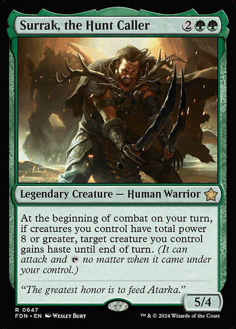 Surrak, the Hunt Caller | Inglés | NM | FDN