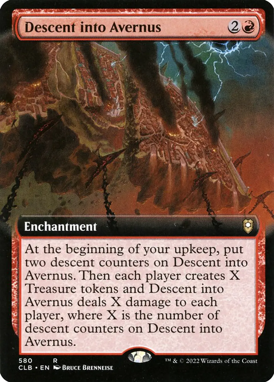 Descent into Avernus (Extended Art) | Inglés | NM | CLB 1