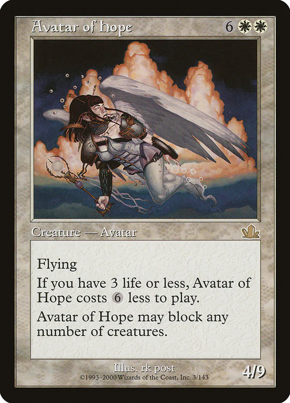 Avatar of Hope (Retro Frame) | Inglés | NM | PCY 1