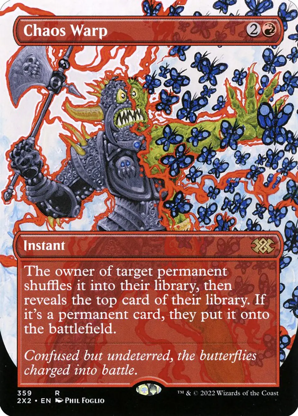 Chaos Warp (Borderless) | Inglés | NM | 2X2 1