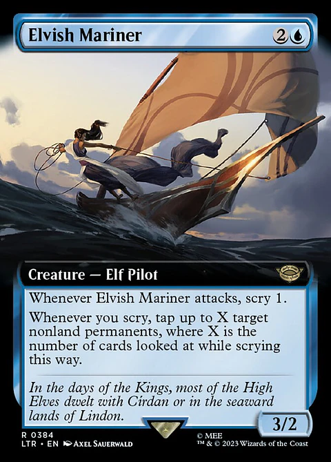 Elvish Mariner (Extended Art) | Inglés | EX | LTR