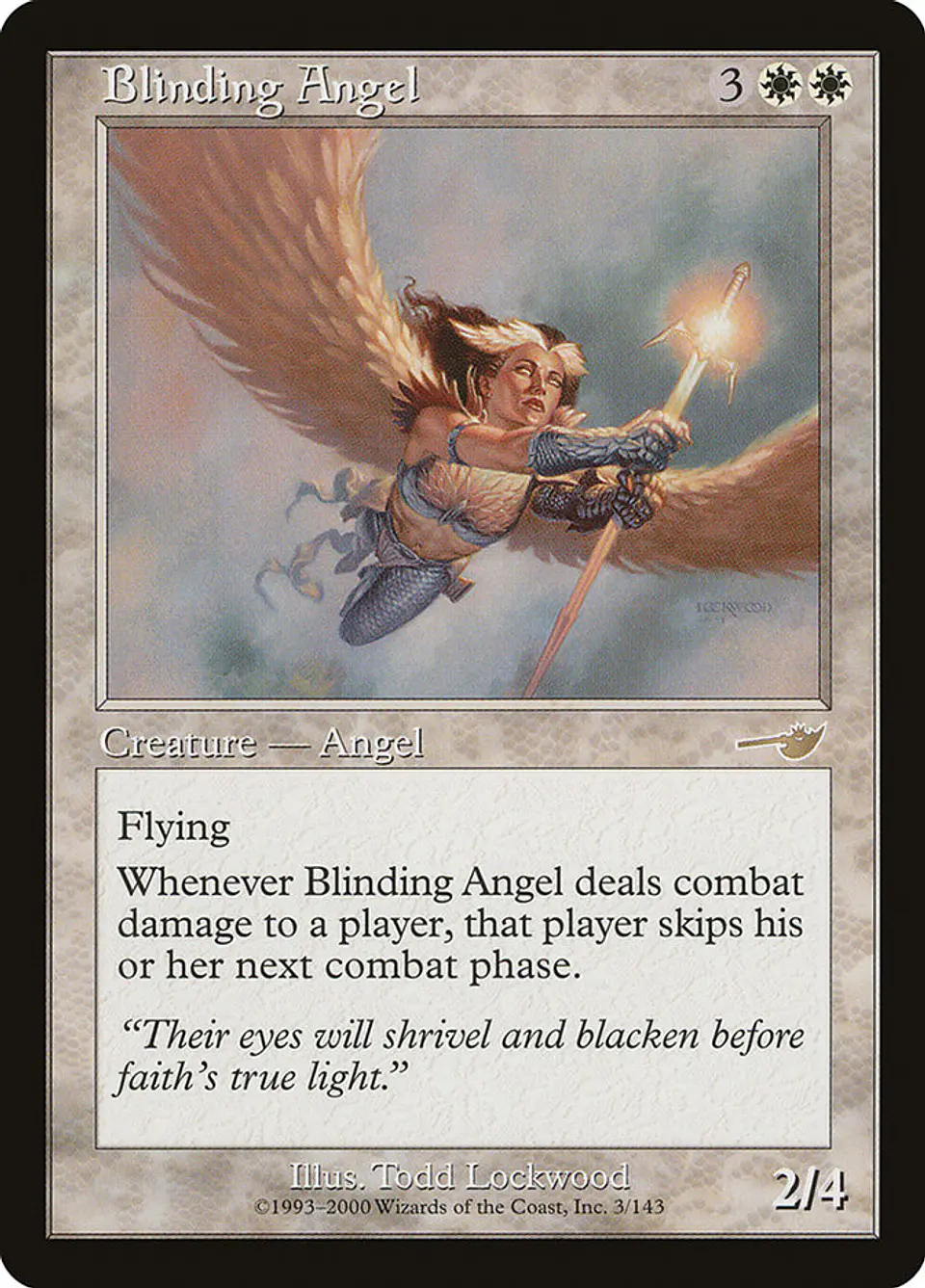 Blinding Angel (Retro Frame) | Inglés | VG | NEM 1