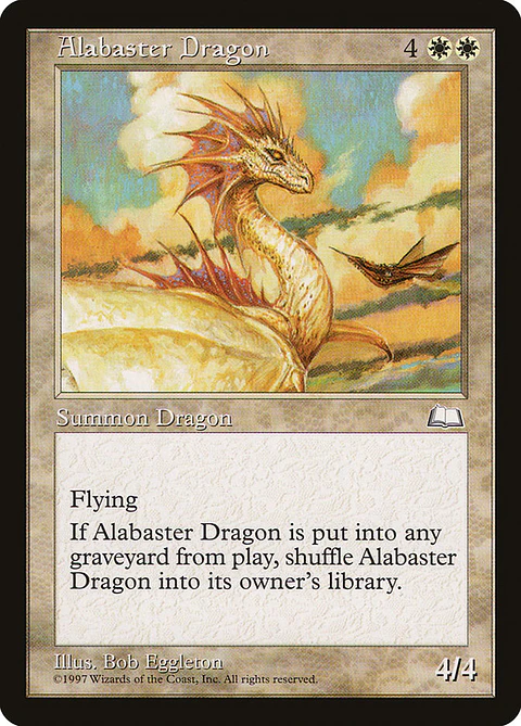 Alabaster Dragon (Retro Frame) | Inglés | VG | WTH