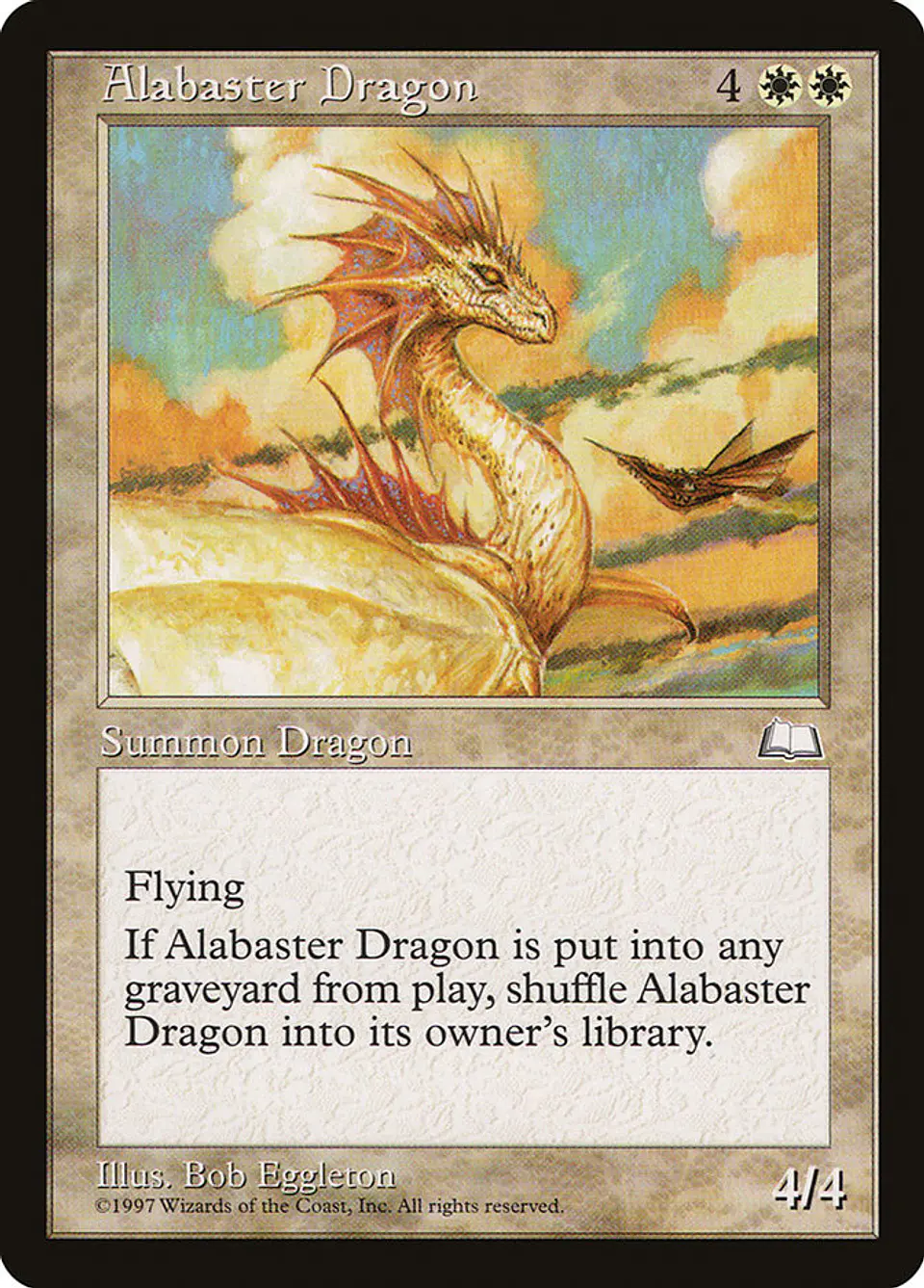 Alabaster Dragon (Retro Frame) | Inglés | VG | WTH 1