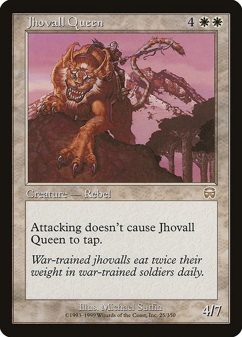 Jhovall Queen (Retro Frame) | Inglés | HP | MMQ