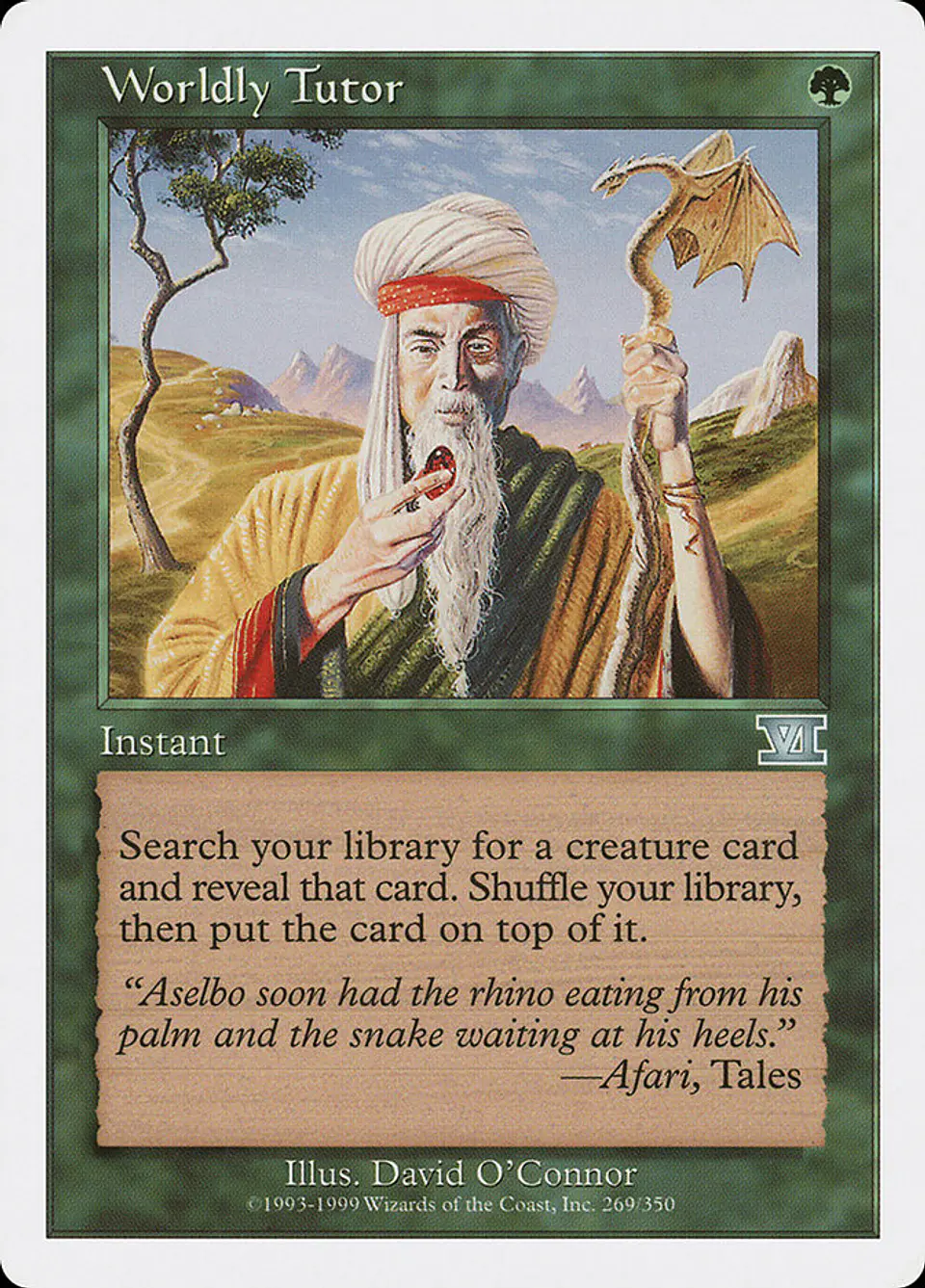 Worldly Tutor (Retro Frame) | Español | HP | 6ED 1