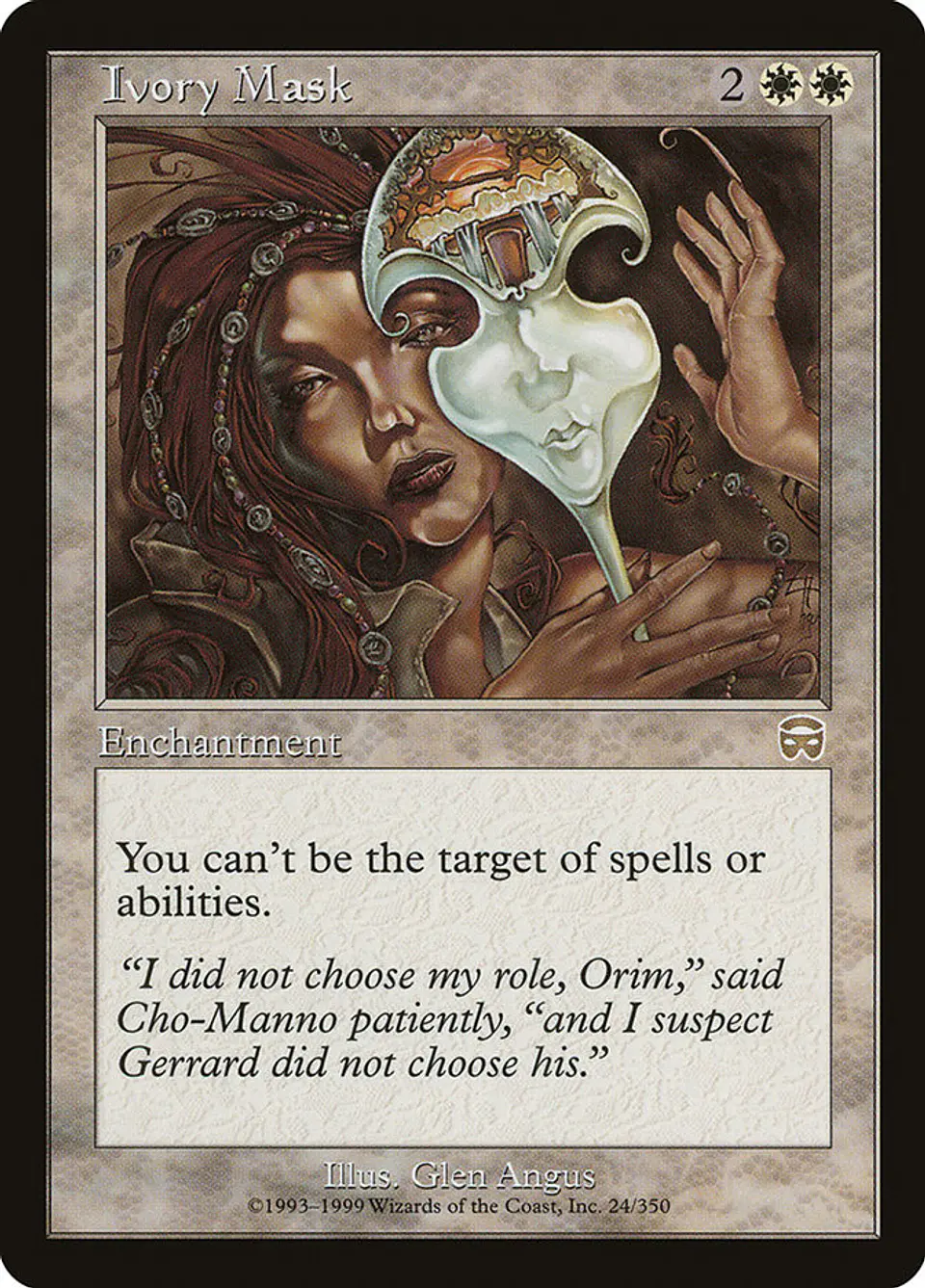 Ivory Mask (Retro Frame) | Inglés | EX | MMQ 1