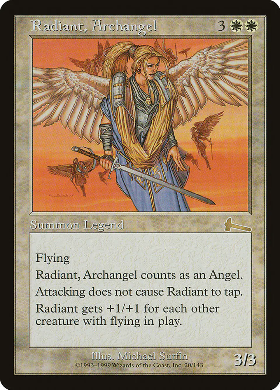 Radiant, Archangel (Retro Frame) | Inglés | EX | ULG 1
