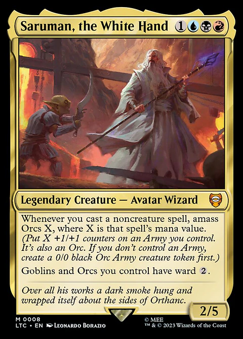 Saruman, the White Hand | Inglés | NM | LTC