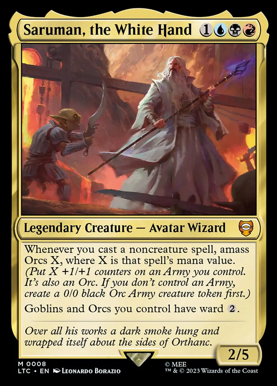 Saruman, the White Hand | Inglés | NM | LTC 1