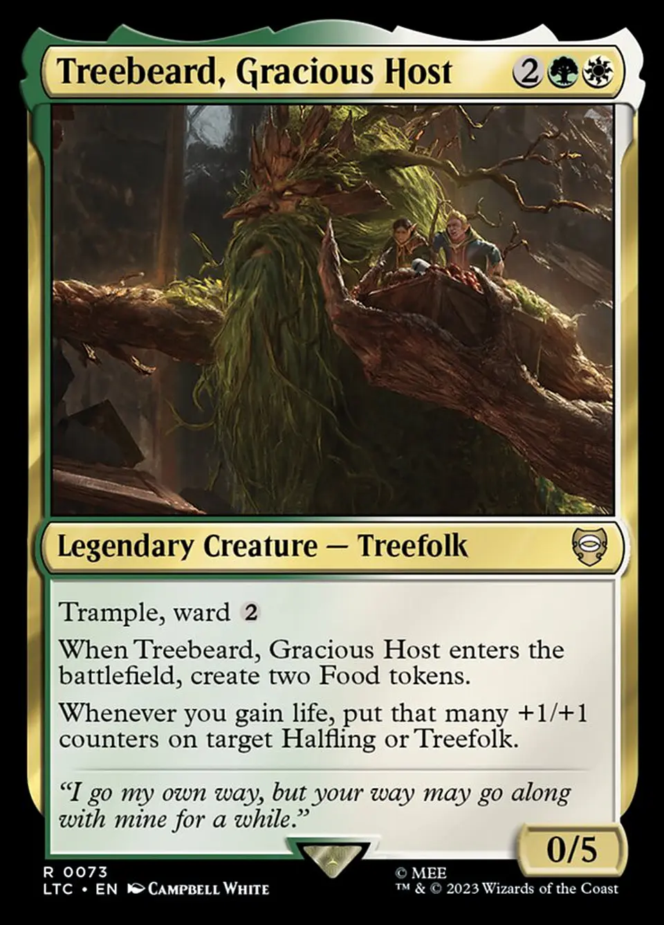 Treebeard, Gracious Host | Inglés | NM | LTC 1