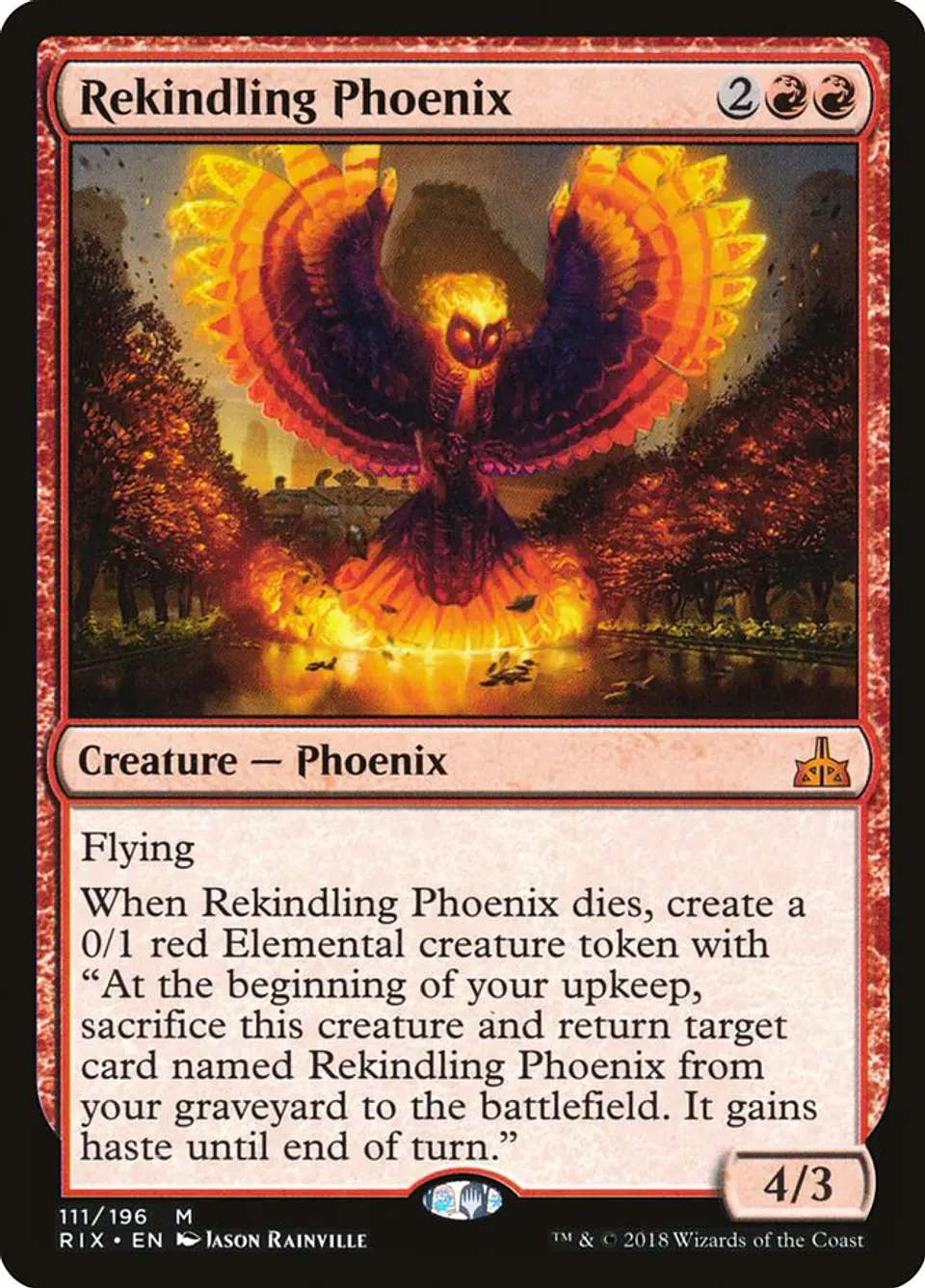 Rekindling Phoenix | Inglés | NM | RIX 1