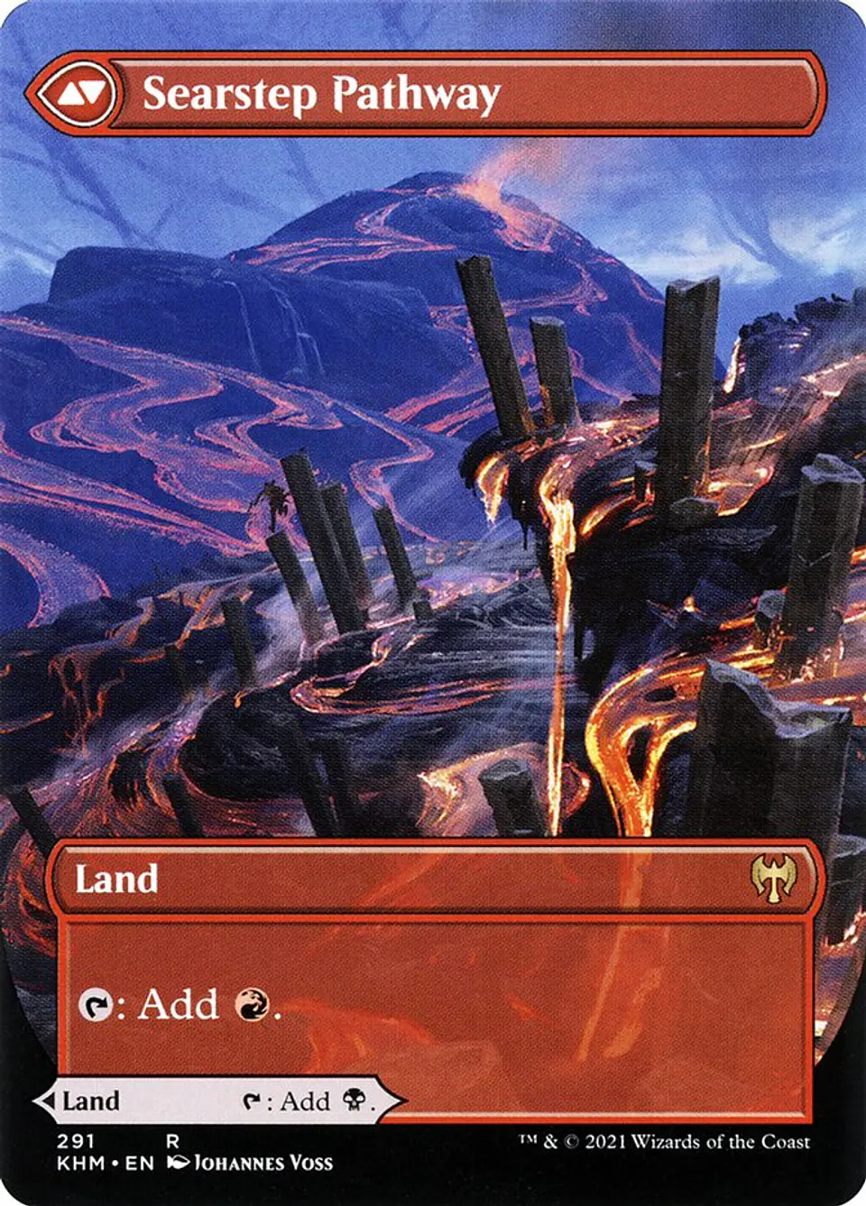 Blightstep Pathway // Searstep Pathway (Borderless foil) | Inglés | NM | KHM 2