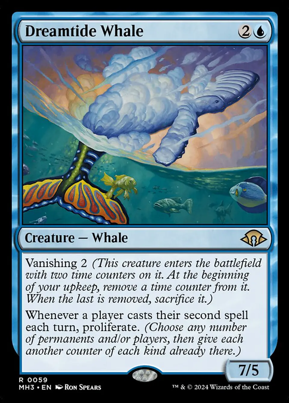 Dreamtide Whale | Español | NM | MH3 1