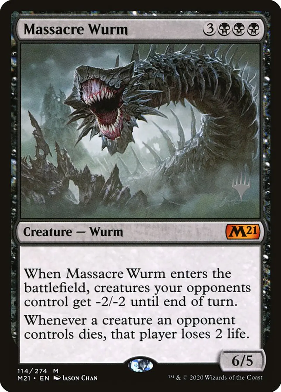 Massacre Wurm (foil) | Español | NM | PM21 1