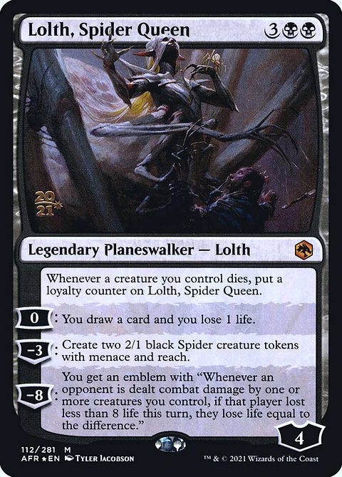 Lolth, Spider Queen (Launch foil) | Español | NM | PAFR