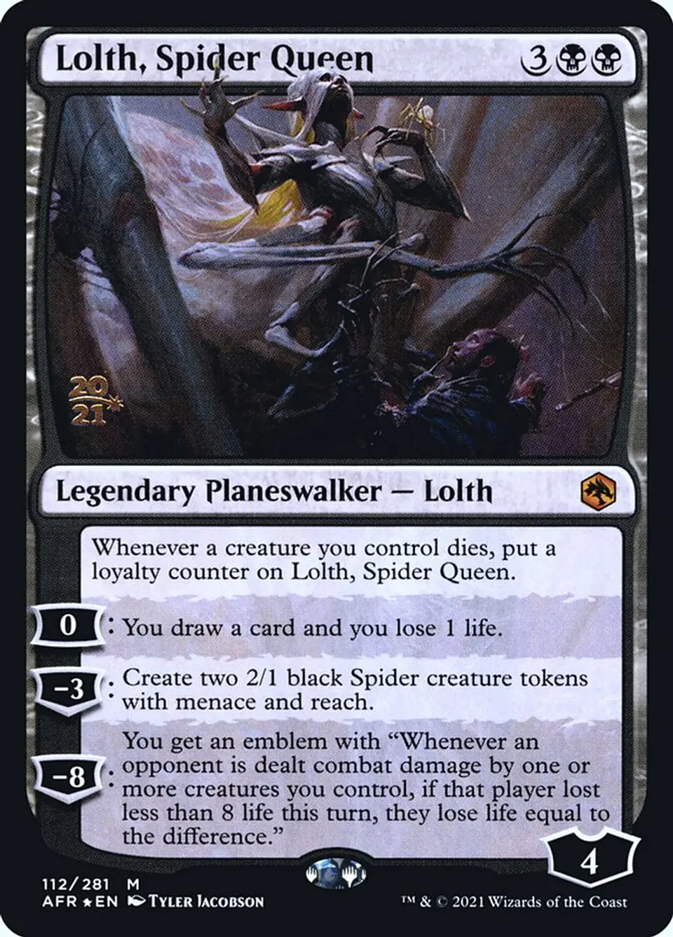 Lolth, Spider Queen (Launch foil) | Español | NM | PAFR 1