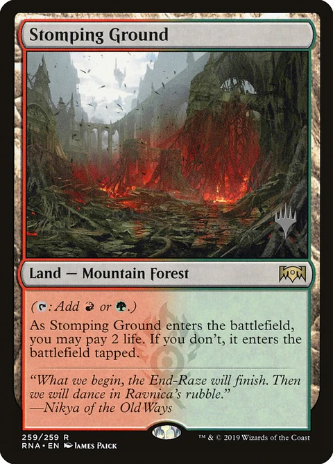 Stomping Ground (foil) | Español | NM | PRNA