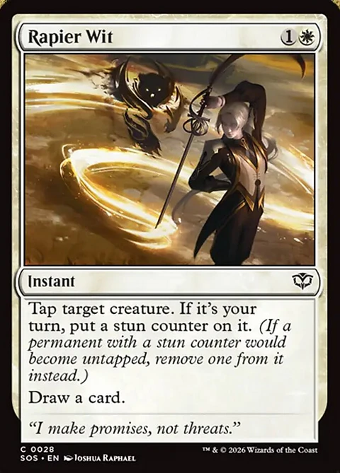 Rapier Wit (foil) | Inglés | NM | SOS