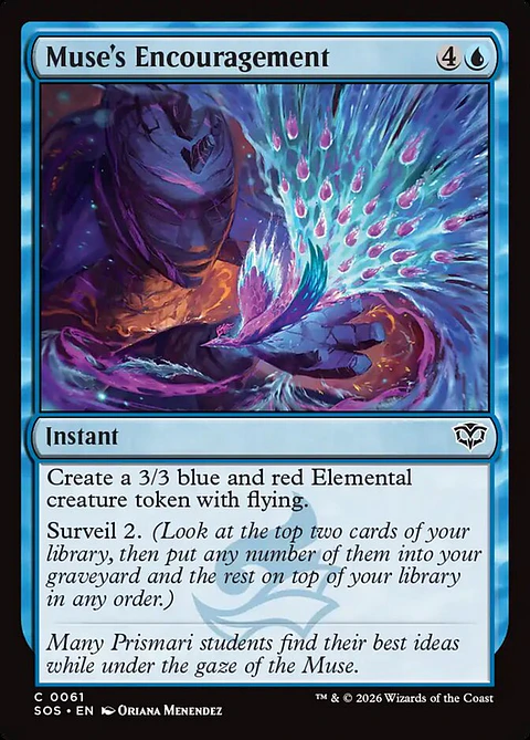 Muse's Encouragement (foil) | Inglés | NM | SOS