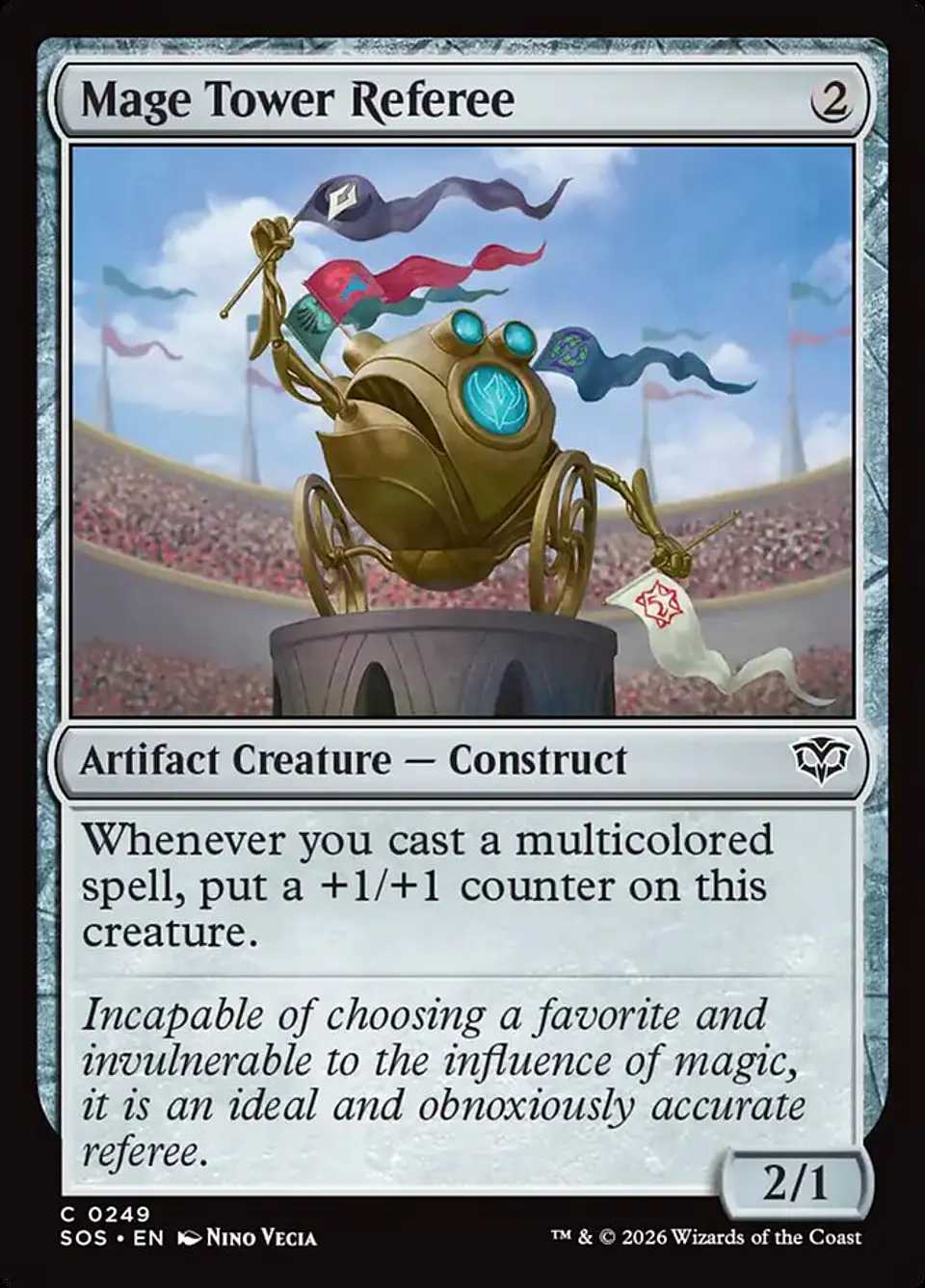 Mage Tower Referee (foil) | Inglés | NM | SOS 1