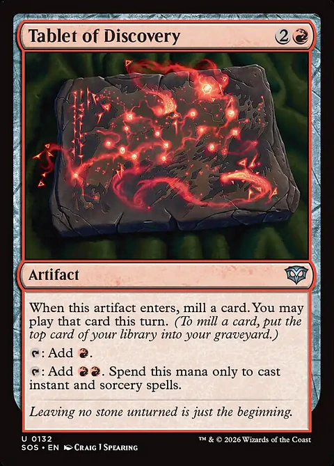 Tablet of Discovery (foil) | Inglés | NM | SOS