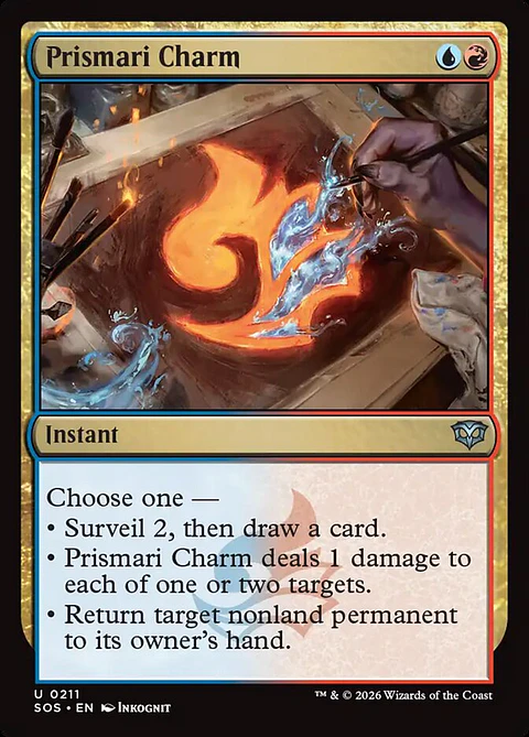 Prismari Charm (foil) | Inglés | NM | SOS