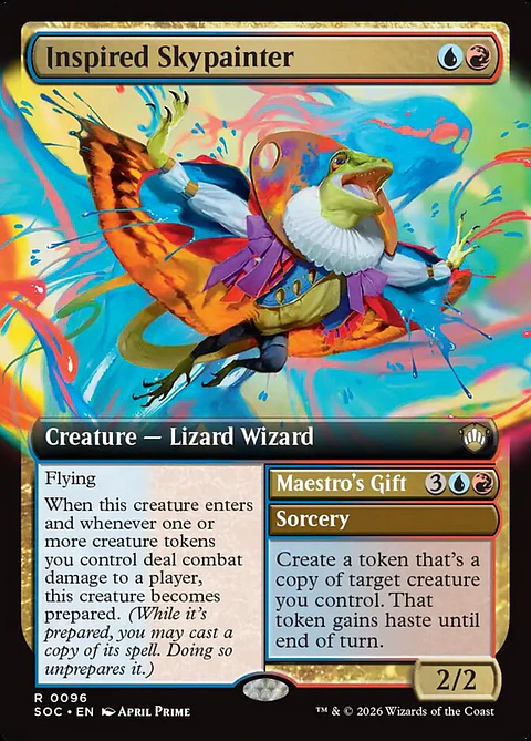 Inspired Skypainter // Maestro's Gift (Extended Art) | Inglés | NM | SOC